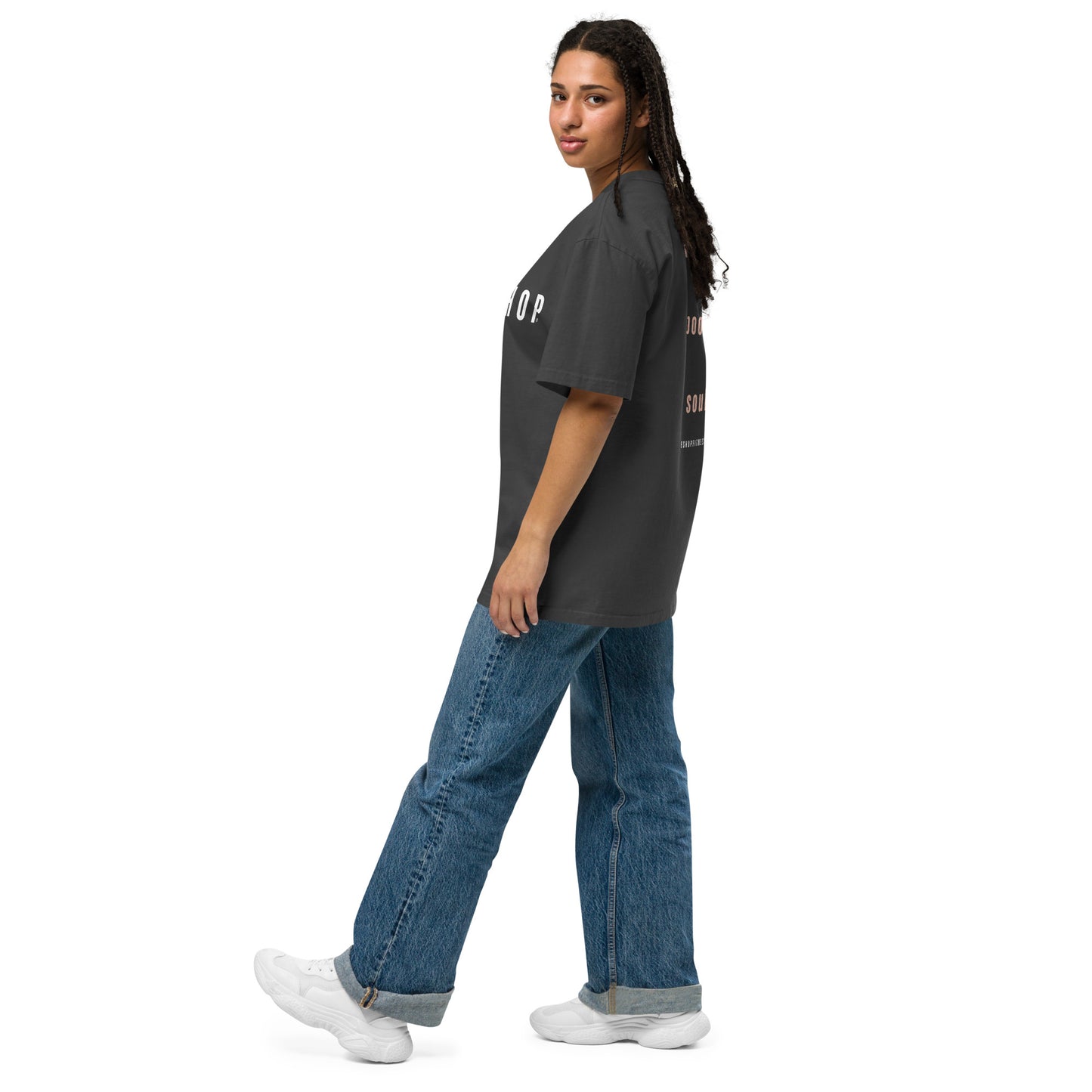 BAKESHOP® Oversized faded t-shirt