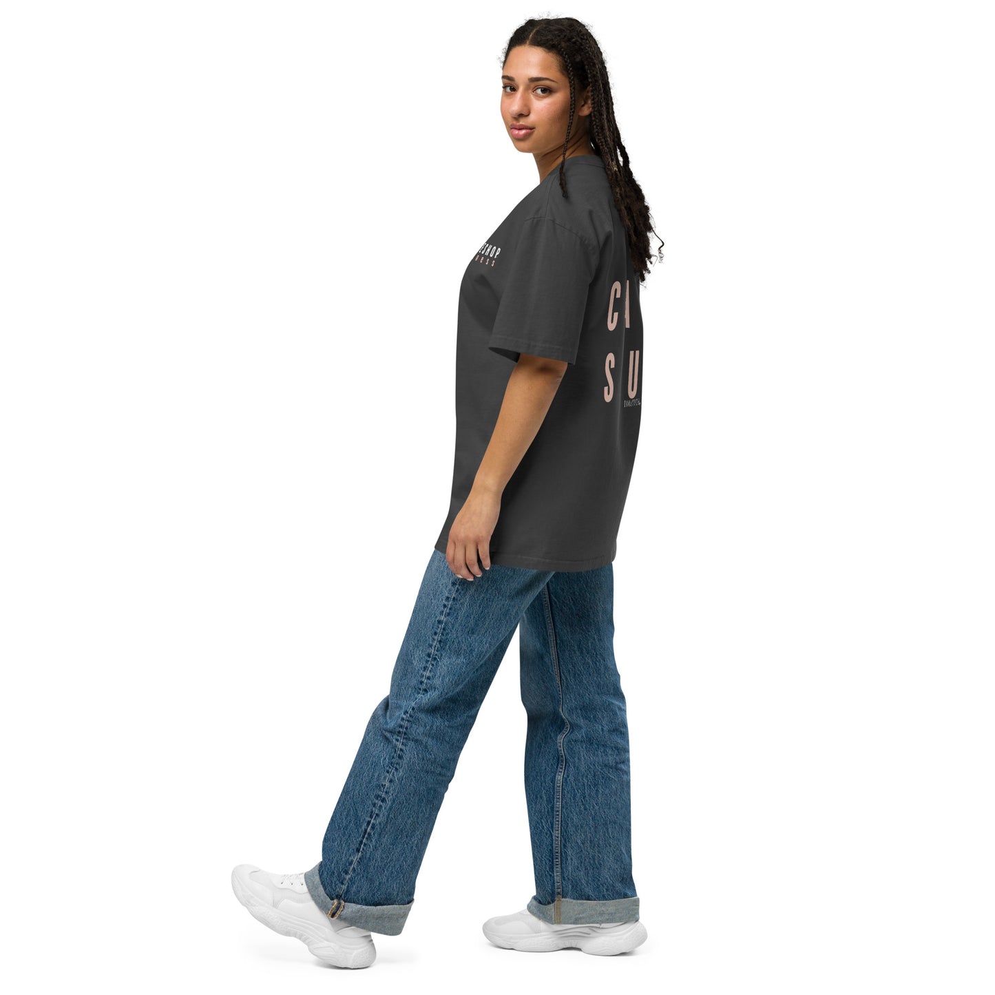 CAKE SQUAD Oversized faded t-shirt