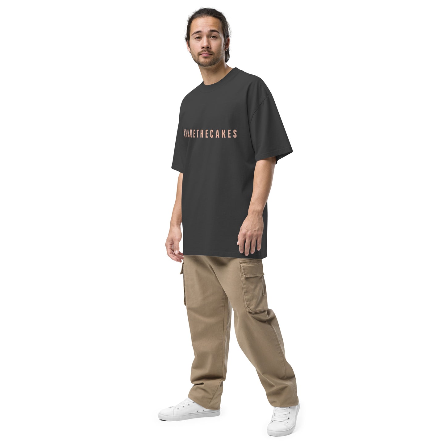 #BAKETHECAKES Oversized faded t-shirt