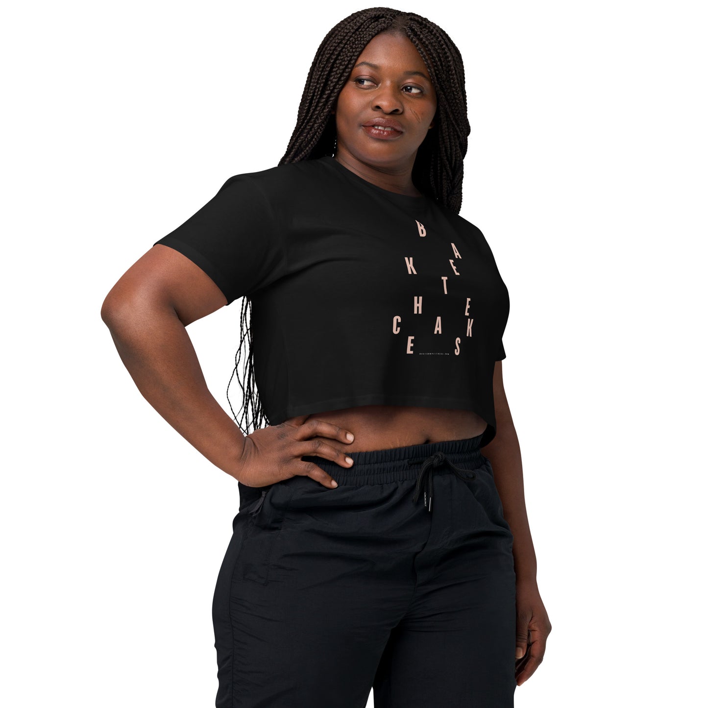 BAKE THE CAKES Women’s crop top